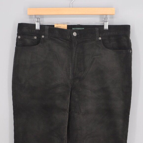 NWT RALPH LAUREN JEANS CO. Classic Bootcut Corduroy Pants Black Size 14 - Picture 3 of 8
